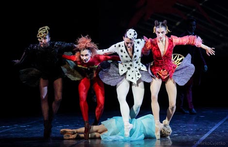 Balet Hrvatskog narodnog kazališta u Zagrebu: Lewis Carroll, Robert Moran, Ashley Page, Alisa, kor. Ashley Page, foto: © Mirko Cvjetko