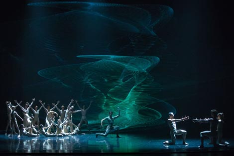 Slovensko narodno gledallišče Opera in balet Ljubljana: Balet 100 (Lok (Luk), Žica, Pastoralna simfonija), kor. Pia i Pino Mlakar, Vlasto Dedović, Milko Šparemblek, foto: Darja Štravs Tisu