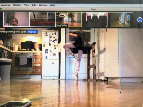 on line nastava klasičnog baleta