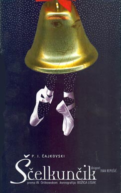 Naslovnica programske knjižice baleta Ščelkunčik, HNK u Zagrebu