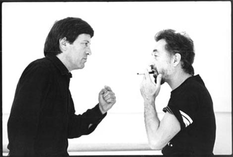 Božidar Boban i Milko Šparemblek, foto: Saša Novković, 1985.