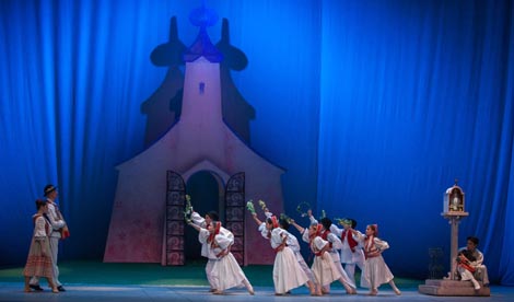 Hrvatsko narodno kazalište Split: Fran Lhotka, Đavo u selu, kor. Pia i Pino Mlakar, kor. prenijeli Ljiljana Gvozdenović i Dinko Bogdanić