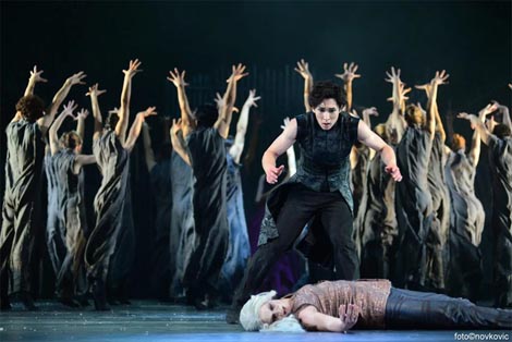 Hrvatsko narodno kazalište u Zagrebu: William Shakespeare / Leo Mujić, Hamlet, kor. i red. Leo Mujić, foto: © Novkovic