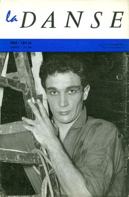 Milko Šparemblek na naslovnici časopisa La Danse, broj 26