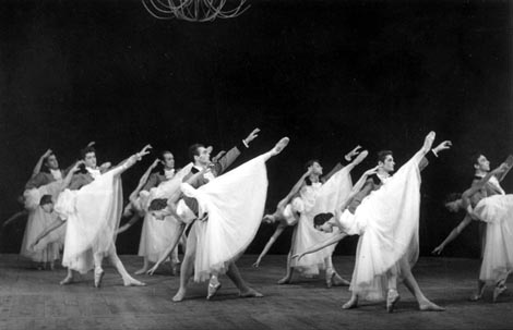 La Valse, kor. Octavio Cintolesi, HNK u Zagrebu, 1956. foto: I. Medar