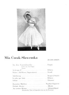 Program nastupa Mije Čorak Slavenske na Plesnoj olimpijadi u Berlinu