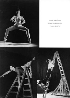 Héléne Traïline, Milko Šparemblek i Veselko Sulić, Ballets 1956 Paris
