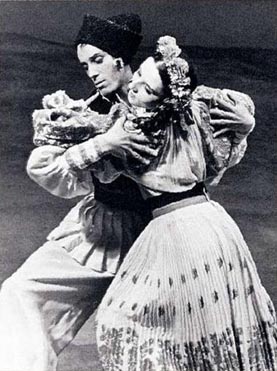 Pino i Pia Mlakar u baletu Đavo u selu