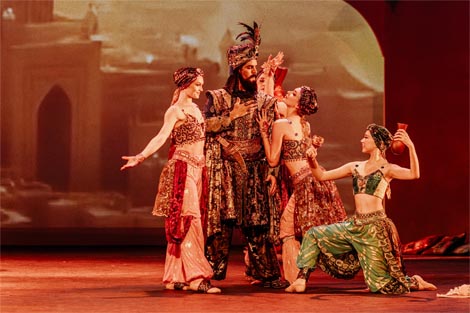 Hrvatsko narodno kazalište Split: Nikolaj Rimski-Korsakov, Šeherezada, kor. Denis Matvienko prema Mihailu Fokinu, foto: Milan Šabić