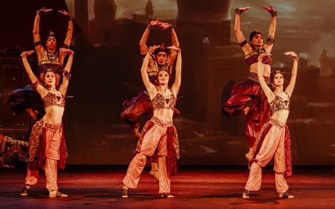 Hrvatsko narodno kazalište Split: Nikolaj Rimski-Korsakov, Šeherezada, kor. Denis Matvienko prema Mihailu Fokinu, foto: Milan Šabić