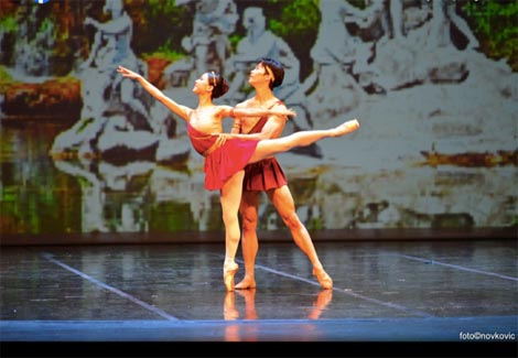 Grand Prix Slavenska: Rizumu Tanaka (Japan), Yuho Yoshioka (Japan), foto: Novković