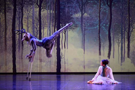 Hrvatsko narodno kazalište u Osijeku i Hrvatsko narodno kazalište Split: Davor Bobić / Hans Christian Andersen, Snježna kraljica, kor. i red. Svebor Sečak, foto Kristijan Cimer