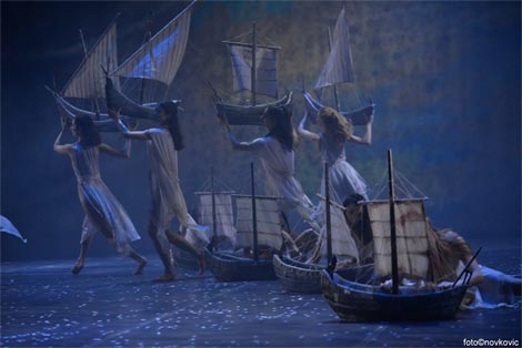 Hrvatsko narodno kazalište u Zagrebu, Hrvatsko narodno kazalište Ivana pl. Zajca, Rijeka: Aram Hačaturjan - Jiří Bubeníček, Spartak, kor. Jiří Bubeníček, red. Jiří Bubeníček, Nadina Bubeníček Cojocaru, dir. Valentin Egel, foto: Novković