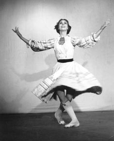 Vjera Marković kao Jela u baletu Đavo u selu