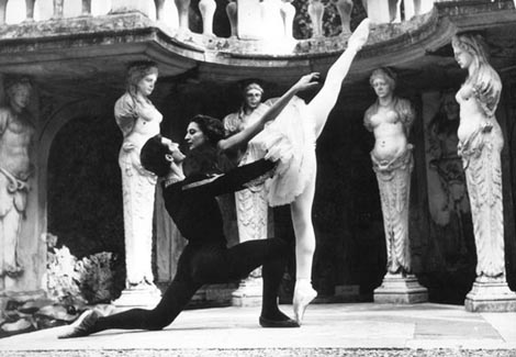 Vjera Marković u baletu Ljubav i smrt (Amore e morte), Rim, 1962.